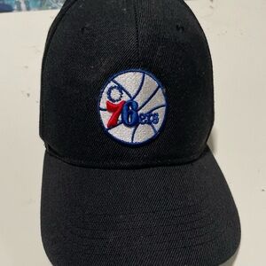 Mitchell & Ness Black 76ers Cap